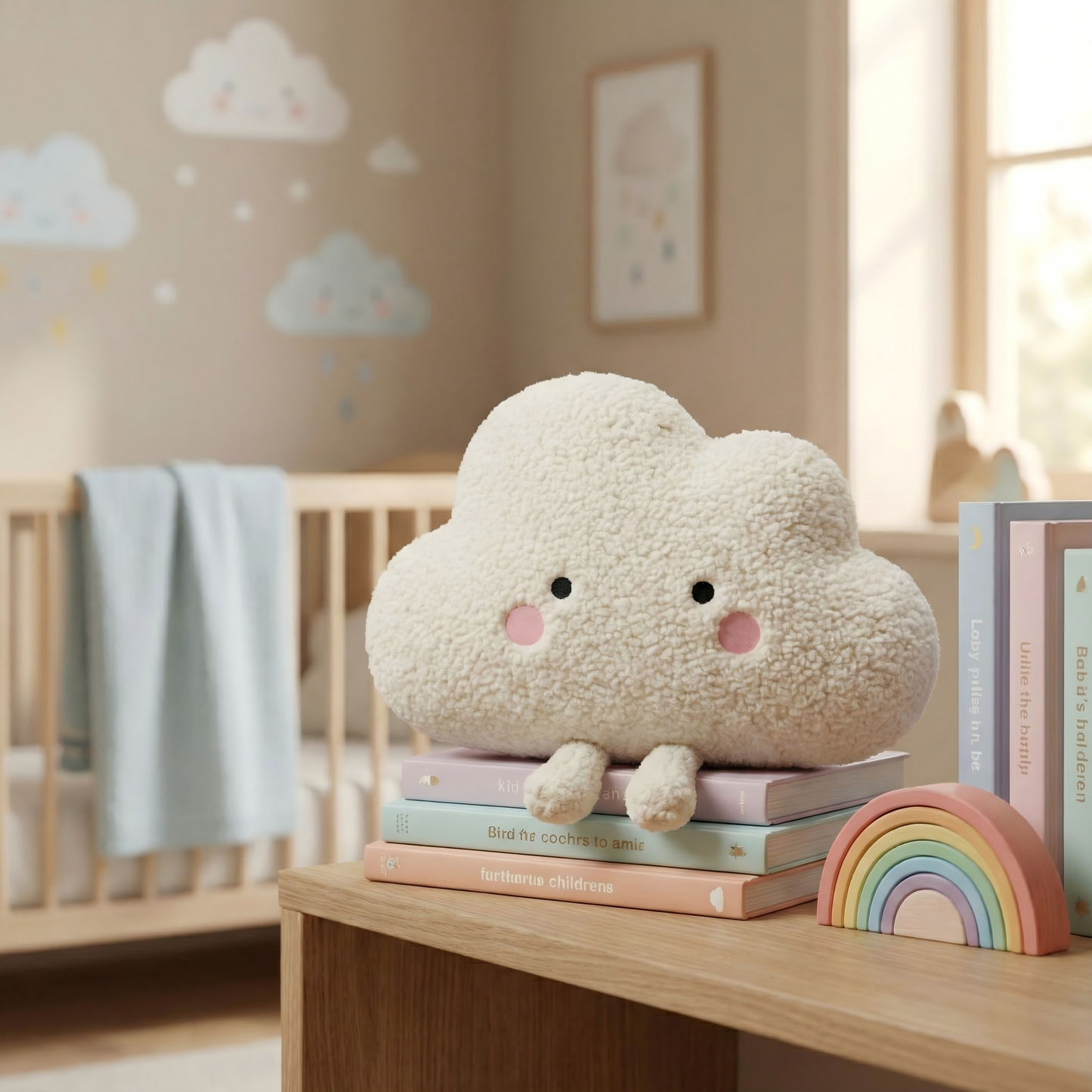 Happy Cloud Sherpa Plush Doll